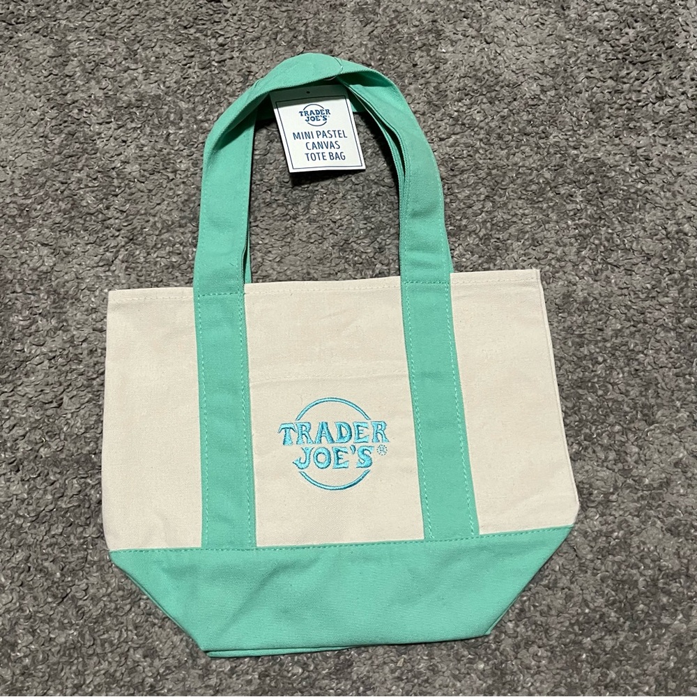 Trader Joe’s Mini Tote Bag Green